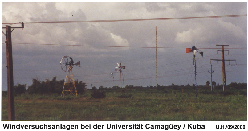 2- Kleine Windkraftanlagen bei Camagüy