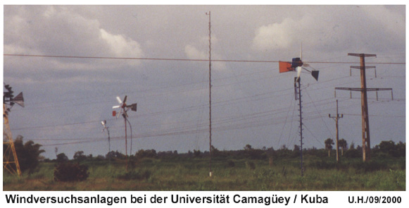 3- Kleine Windkraftanlagen bei Camagüy