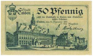 Emden - Rathaus um 1918